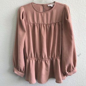 Prologue Golden Copper Blouse Size M